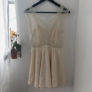 Free People Lace Top Dress
